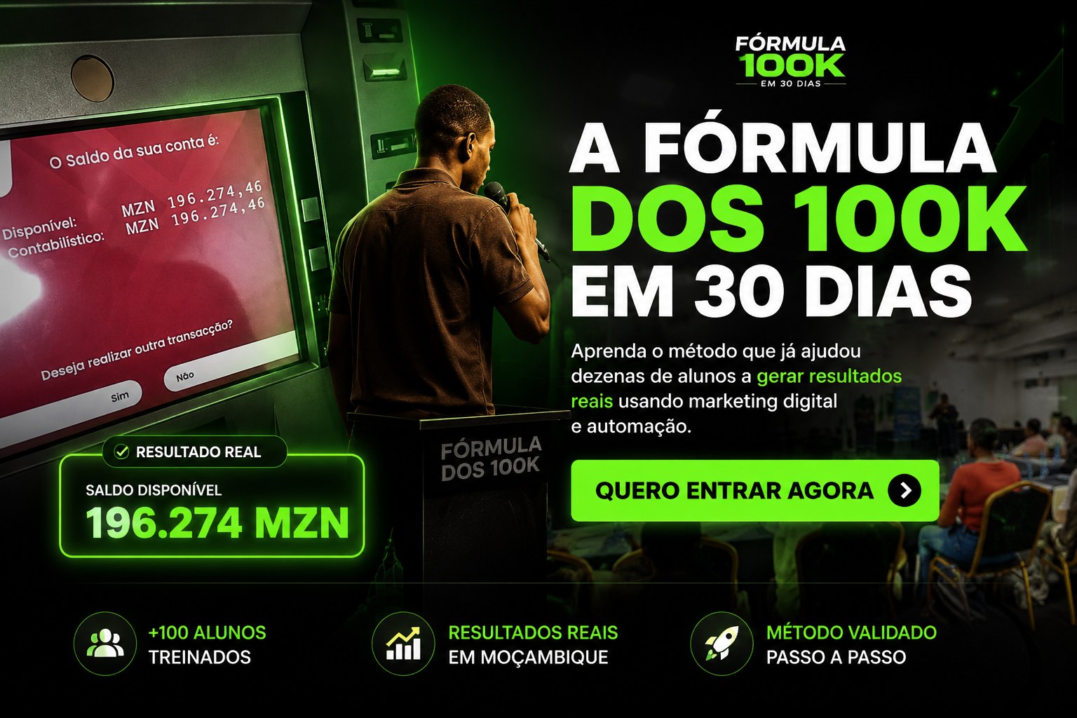 A Fórmula dos 100K em 30 Dias — método de marketing digital